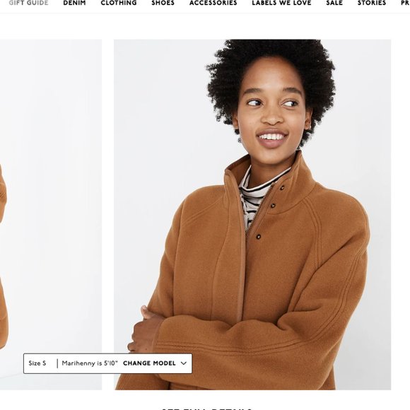 Estate Wool Cocoon Jacket Madewell - Picture 5 of 5